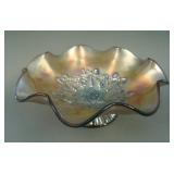 8 ¼” N Star of David and Bows domed 8 Ruffled Bowl