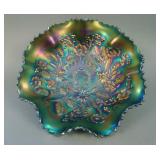 8 ¾” N Good Luck 8 Ruffled Bowl w/ Basketweave Ext