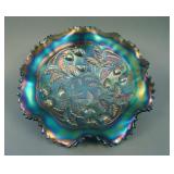 8 ¾” N Strawberry Stippled 8 Ruffled Bowl w/