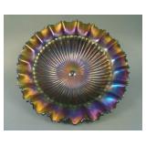 9 3/8” N Stippled Rays Bowl w/ P.C.E. and Plain