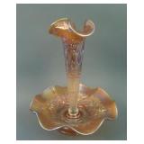 N Wishbone Single Lily Epergne w/ Basketweave Ext.