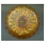 9 ¾” N Peacock at the Urn Lg. Ice Cream Bowl – Dk.