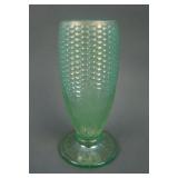 N Corn Vase w/ Stalk Base – Ice Green (very scarce