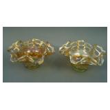(2) Fenton 2 Row Open Edge Basketweave 6 Ruffled