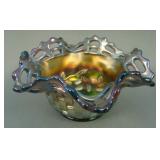 Fenton Blackberry Lg. 2 Row Open Edge Basketweave