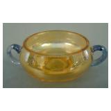 Czech 2 Handled ind. Salt Dip – Mari./ Blue