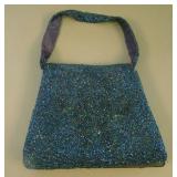 Beaded Purse (square) – Dark (nice)