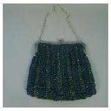 Beaded Purse w/ Metal Hinged Clasp – Dark (nice)