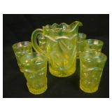 Vickers Miniature Peacock Water Set – Irid.