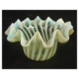 4” Tall x 7” Diam. S&W 12 Ruffled Threaded Stripe