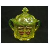 Mosser Glass Company Cherry and Cable Covered