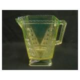 EAPG Mitered Diamond Handled Water Pitcher –