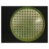 11 5/8” Diameter Gillinder EAPG Cane Patterned Lg.