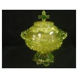 10 ½” Tall Belmont #100 Glass Company Lg. ftd.