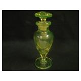 5 ½” Tall Elegant Era Perfume Bottle w/ Wheel