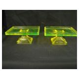 (2) Clark’s Teaberry Gum Advertising Trays –