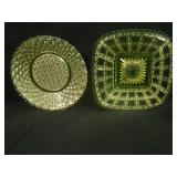 (2) 7 ½” x 7 ¾” Plates – (1) Frosted Block, (1)