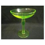 6 ¾” Tall x 5 3/8” Diam. U.S. Glass Stemmed