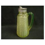 EAPG Finecut Handled Syrup Jug – no lid –