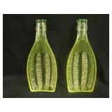 (2) EAPG Central Bottle Shaped Pickle Dish –