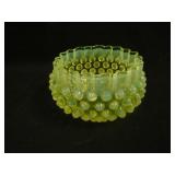 Hobbs Hobnail Sugar w/ no lid – Vaseline Opal.