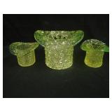 3 pc. Lot EAPG Hats – 2 sizes – Vaseline