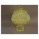 11” Tall EAPG Daisy and Button w/ Thumbprint