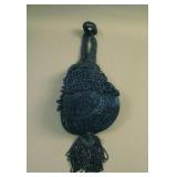 Beaded Purse w/ Beaded Strap – Dark