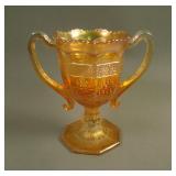 Fenton Orange Tree Handled Loving Cup – Mari.