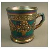 Fenton Orange Tree Handled Shaving Mug – Blue