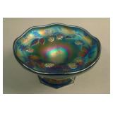 Fenton Miniature Blackberry ftd. Round Compote –