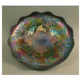 10 ½” Fenton Stag and Holly ball ftd. Ice Cream