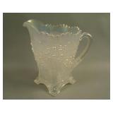 Fenton Footed Orange Tree Handled Water Pitcher –