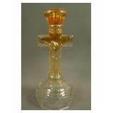 Imperial Crucifix Candlestick – Dk. Mari./ Clear