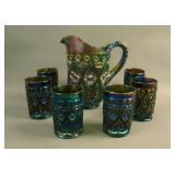 Imperial Diamond Lace 7 pc. Water Set – Purple