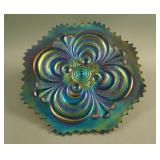 9 ¼” Imperial Embossed Scroll Flat Plate – Purple