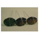 (3) Big Butterfly Hatpins – Dark