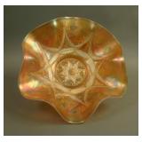 10 7/8” Dugan Ski Star Lg. 6 Ruffled Bowl w/