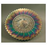 9 3/8” Dugan Windflower Flat Plate – Blue