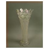 10 1/8” Tall Dugan Lined Lattice Swung Vase –