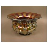 M’burg Hobnail Spittoon – Amethyst (silvery finish