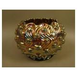 M’burg Swirl Hobnail Rose Bowl – Amethyst (nice)