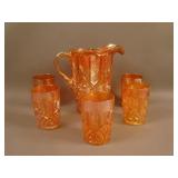 M’burg Feather and Heart 6 pc. Water Set – Mari.