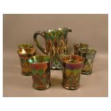 M’burg Diamond 7 pc. Water Set – Green (nice color