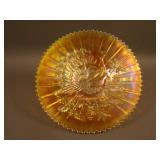 9” N Peacocks Plate w/ Ribbed Ext. – Dk. Mari.