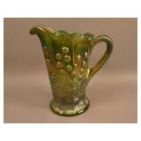 N Raspberry Handled Milk Pitcher – Green (scarce)