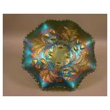 9 ¾” N Wild Strawberry Lg. 8 Ruffled Bowl w/ Plain