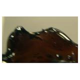 9 1/8” N Three Fruits Stippled Flared Plate w/