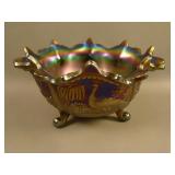 N Peacock at the Fountain ftd. Ruffled Fruit Bowl