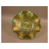 8 5/8” N Greek Key 8 Ruffled Bowl w/ Basketweave